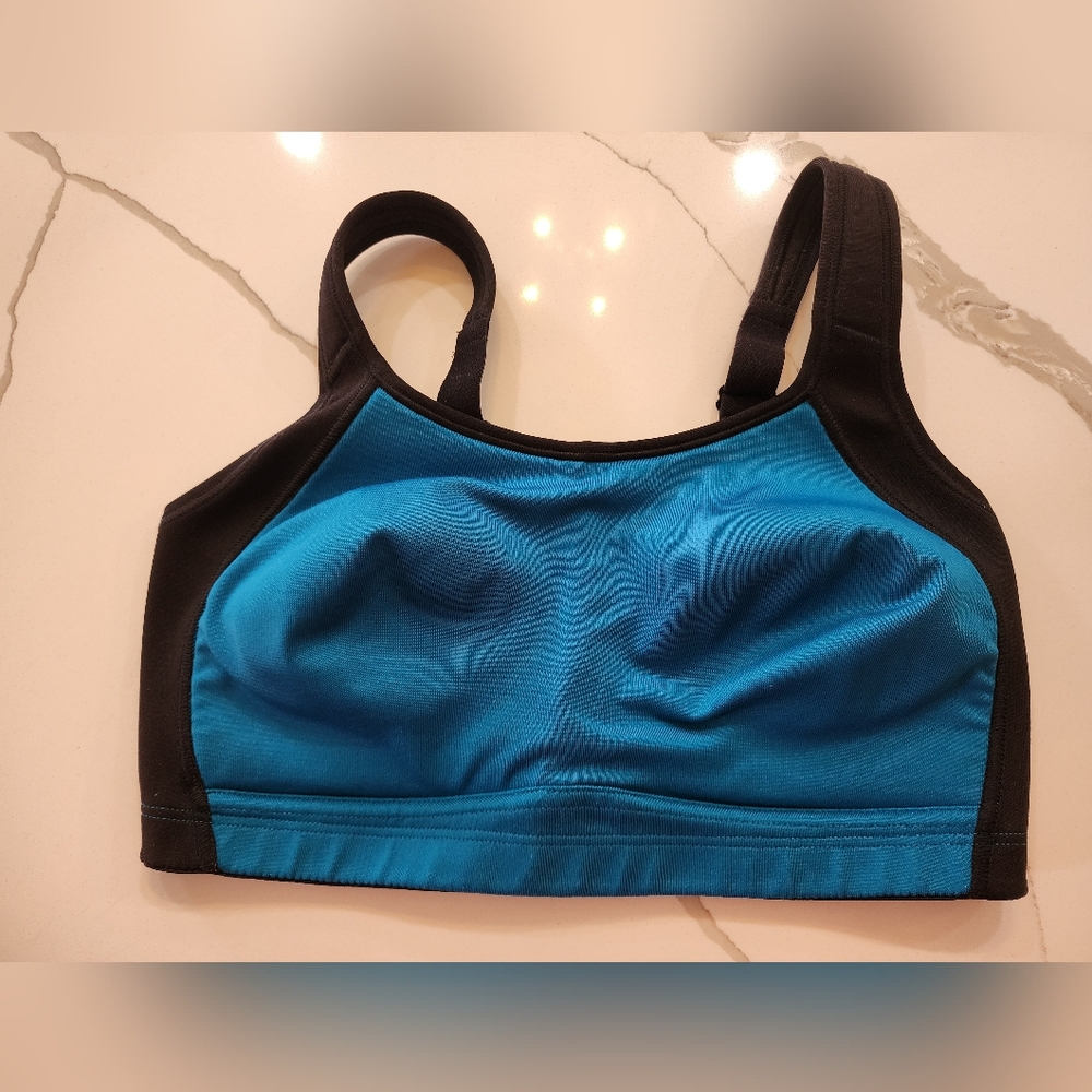 Champion Teal and Black Sports Bra